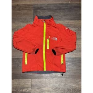 North Face Summit Series Jacket Orange & Yellow - Kids Youth Large